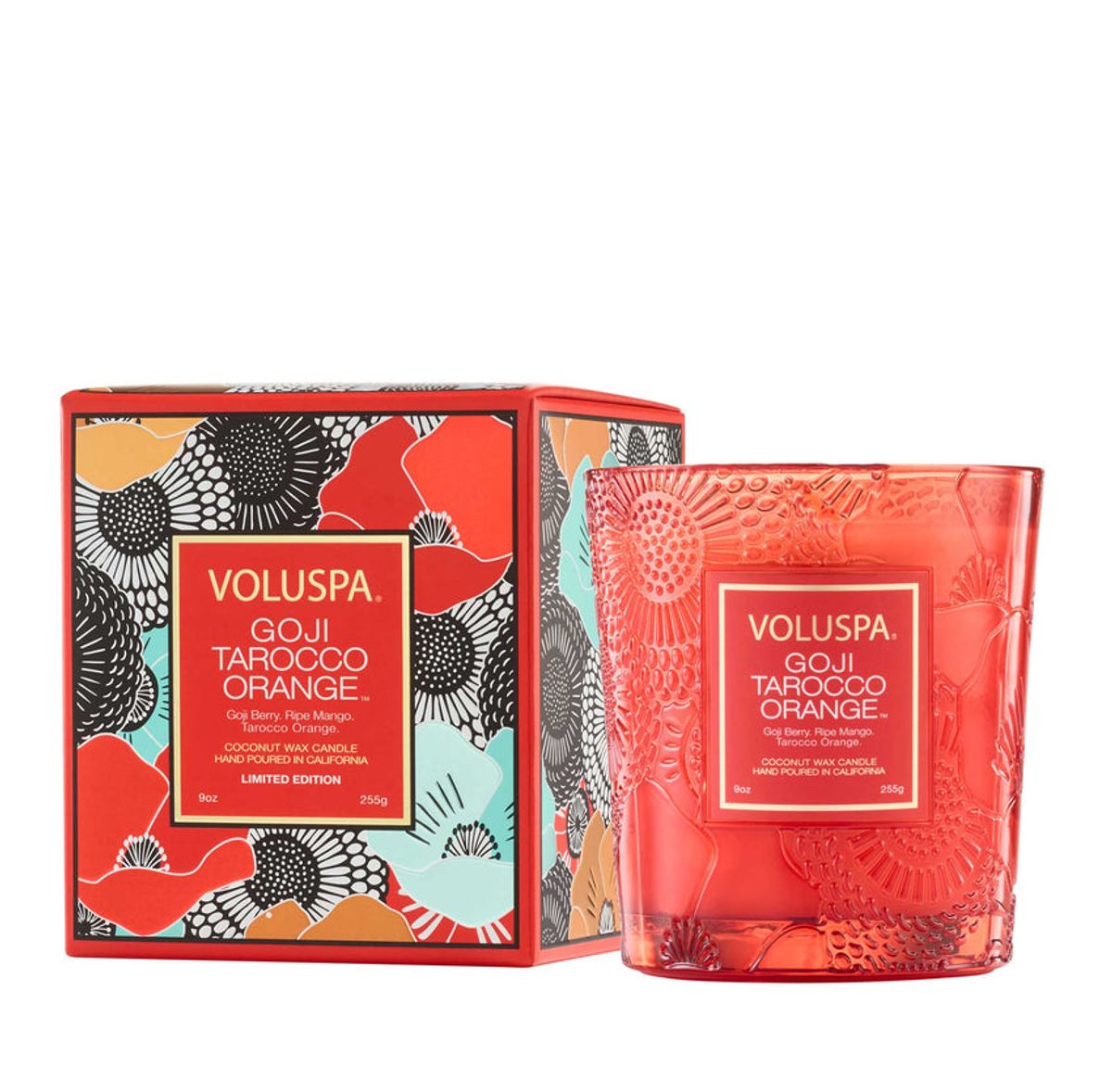 Voluspa XXV ANNIVERSARY GOJI TAROCCO ORANGE duftlys